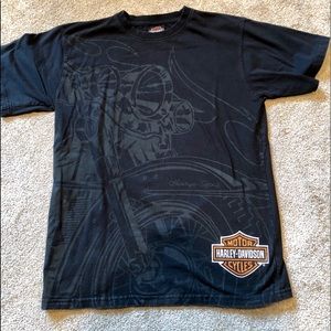 Harley Davidson black short sleeve tee shirt